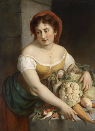 The Market Woman by Eugen Felix